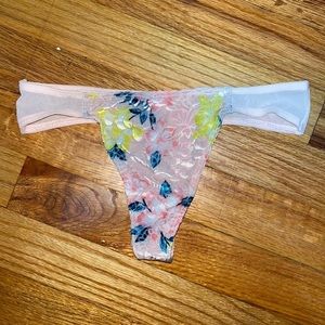 NWT Small floral Pink Panty